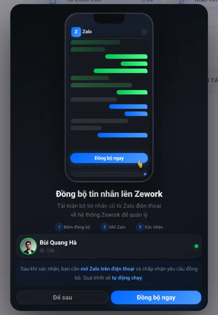 Đồng bộ hóa tin nhắn di động